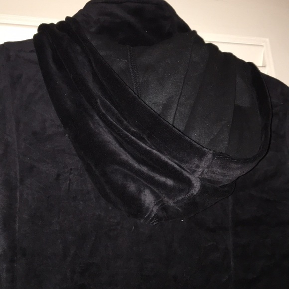 Velour Zip Up Hoodie - Picture 4 of 5